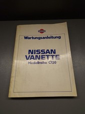 Nissan Wartungsanleitung Werkstatthandbuch Vanette C120 – SM3G-C120G0 (Mai 1983)