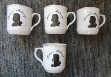 Meinl Kaffee Mozart Melange Kaffeetasse  Becher weiß Goldrand
