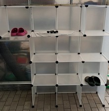 Steckregal Würfel Kunststoff für ca. 15 Fächer, variabel zu gestalten