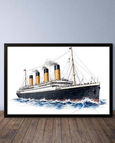 Titanic schiff kunstdruck wall - titanic,