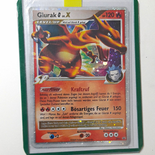 Pokémon tcg glurak - g, lv.x