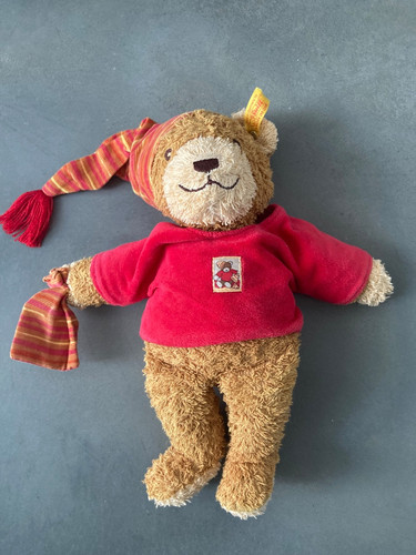 Steiff teddy mit zipfelmütze - steiff,