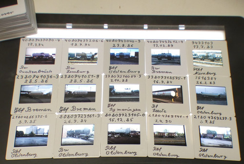 Slides locomotives - slides, of