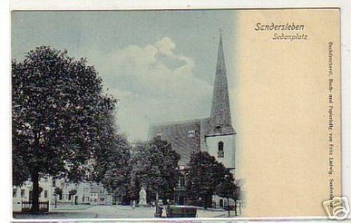 10750 sandersleben - 10750, ak