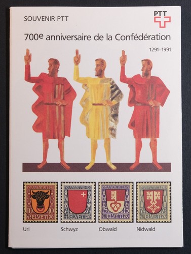 Schweiz ptt souvenir heft - ptt,