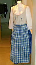 Nockstein Trachten - Dirndl Balkonette Mieder Dirndl mit Schürze Gr. 42 TOP