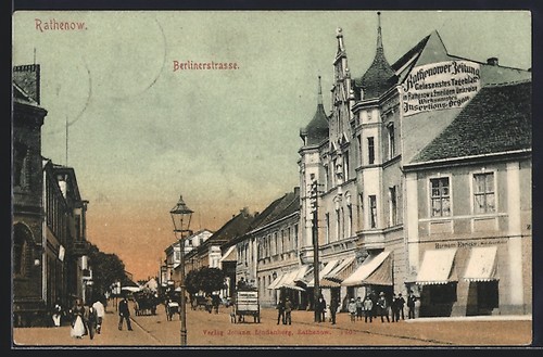Ansichtskarte rathenow - ansichtskarte,