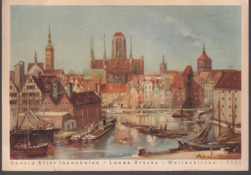 Danzig alter innenhafen - ak,
