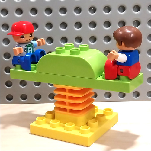 Lego duplo wippe für familie - für,