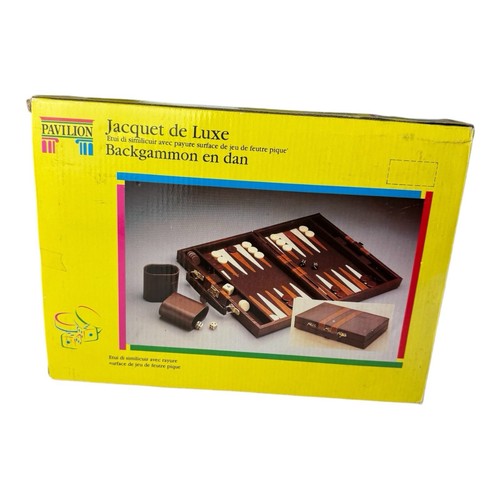 Backgammon kunstlederkoffer - im,