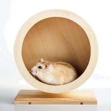 Beiges Holz Hamsterrad Ø21cm