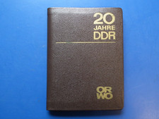 Werbung  original DDR  -ORWO-Mappe-18 historische Dias- 20 Jahre DDR-Leuna K.M.A