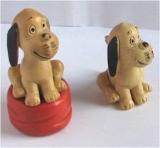 2er Set Kult Original Sammlerfigur LORIOT Hund WUM Wendelin ZDF Aktion Sorgenkin