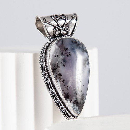 Anhänger mit dendriten opal - mit,