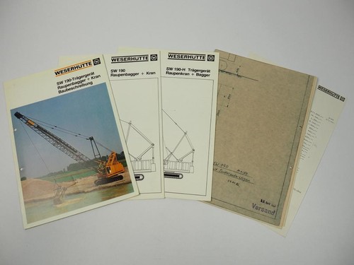 Prospekte weserhütte sw190 - prospekte,