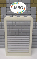 (E9/2/9) Lego 4347pb04 Fenster weiß 1x4x5 Scheibe mit Aufkleber 6369