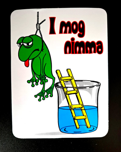 Aufkleber sticker mog nimma - sticker, i
