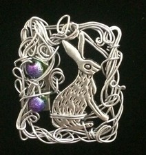 jcp004 Drahtwerk HASE Brosche