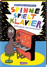 Spinne spielt Klavier Benjamin