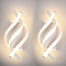 2X Moderne LED Wandleuchte