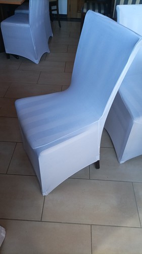 Stuhlhussen weiß - stuhlhussen,