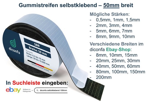 Gummistreifen selbstklebend - gummistreifen,
