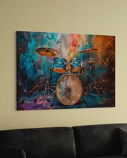 Leinwand Bild Schlagzeug Musik