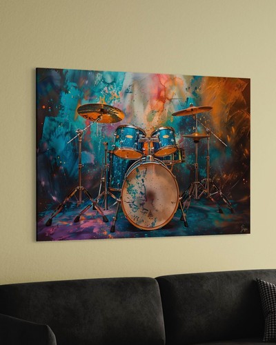 Leinwand bild schlagzeug - bild,