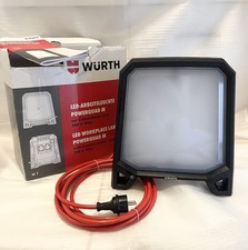 Würth LED-Arbeitsleuchte Powerquad M || Mit Zwei Steckdosen 16A, 250 V, IP54