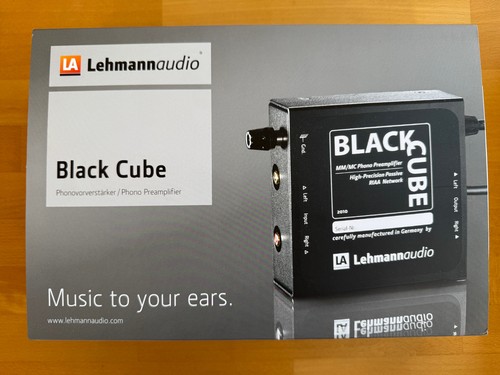 Lehmann audio black - black, cube