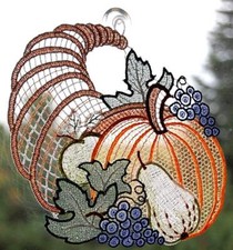 Fensterbild Halloween Kürbis