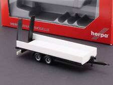 Herpa 076913 Low Loader Tandem Trailer Loading Ramps 1:87 Mint! OVP 1703-06-81
