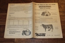 reklame broschüre - surge melotte melkeimer 1950er jahre rinder haltung melken