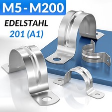 Edelstahl Rohrschelle