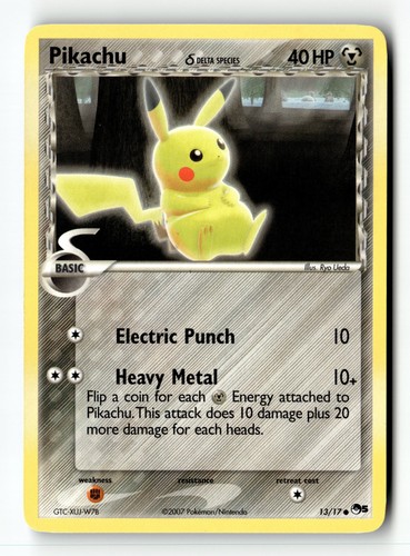 Pokemon karte pikachu delta - pikachu, (delta