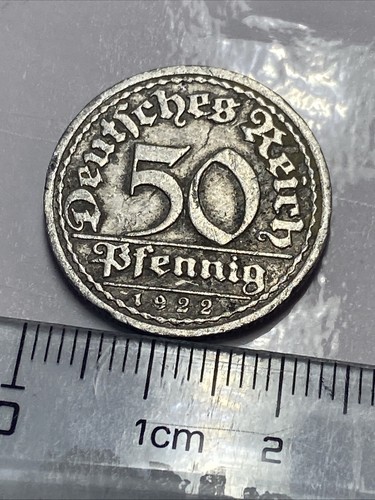 Wertmarke pfennig 1922 - pfennig, –