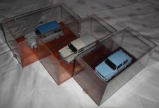 3x Trabant Modellautos Atlas (1:43) 601 / 1.1 Pick-up / AWZ P70 Kombi