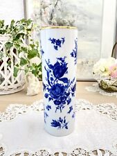 PMR Jaeger & Co. Bavaria Vase mit Kobalt Rosendekor u. Goldrand  Germany