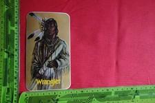 Alter Aufkleber Indianer WRANGLER Jeans