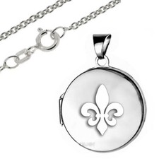 Foto Medaillon Anhänger Rund