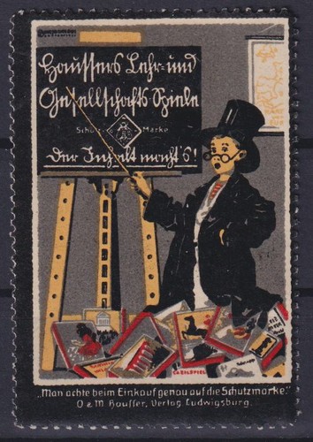 Historische reklamemarke - historische,