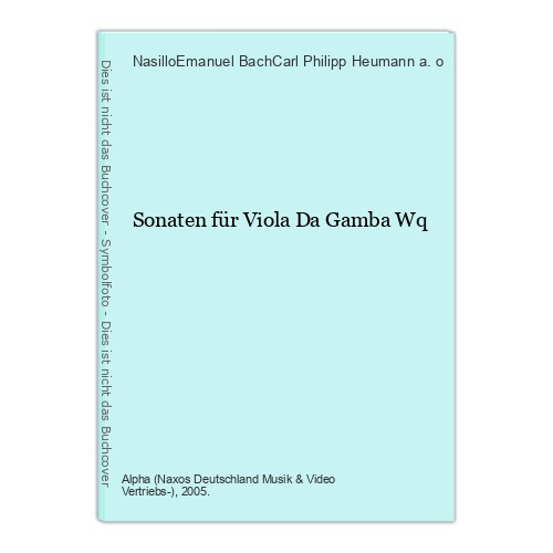 Sonaten für viola gamba - viola, da