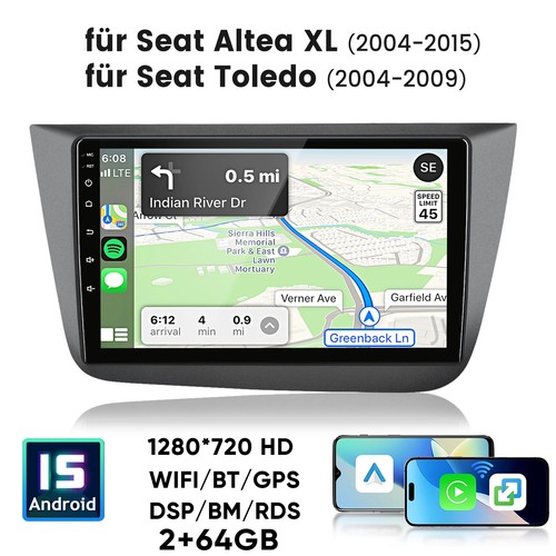 Autoradio navi für seat altea - autoradio,