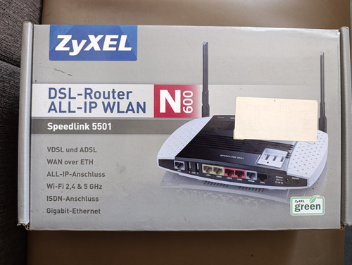 Zyxel dsl router - n600,
