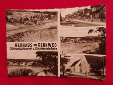 Neuhaus am Rennweg 1968. Schöne alte s/w-AK. Frankiert & gelaufen.