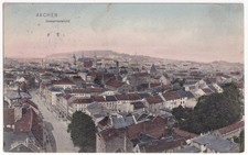AK Aachen, Gesamtansicht, NRW, aus 1908, gelaufen