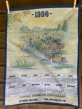 Geschirrtuch Kalender 1990