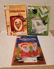 3x Weihnachts Bastelbücher -