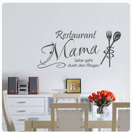 Wandtattoo restaurant mama - wandtattoo,