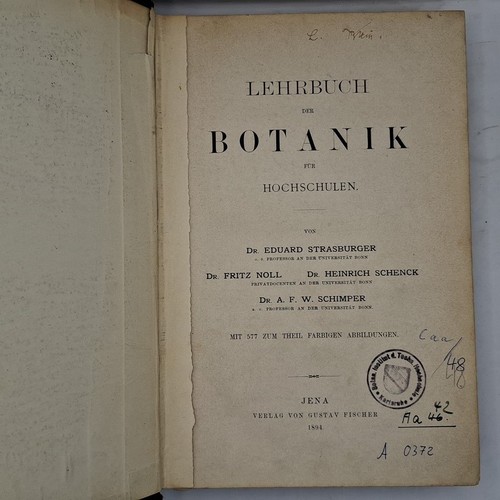 Lehrbuch der botanik für - lehrbuch,